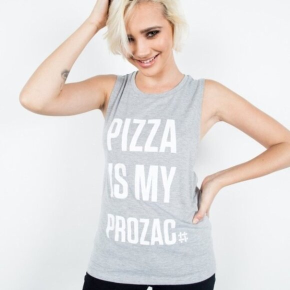 Pizza Is My Prozac GRAPHIC TEE - Picture 4 of 4